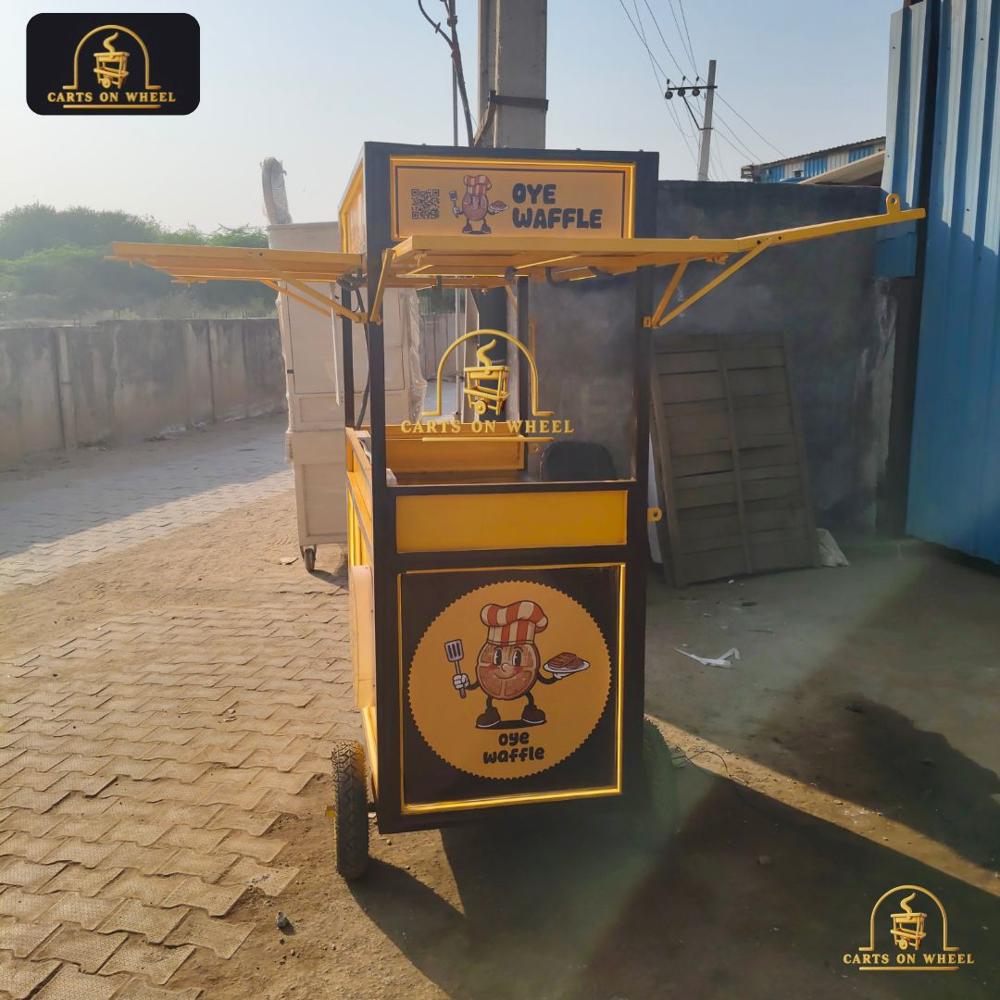 Oye Waffles Push Cart by Carts on Wheel
