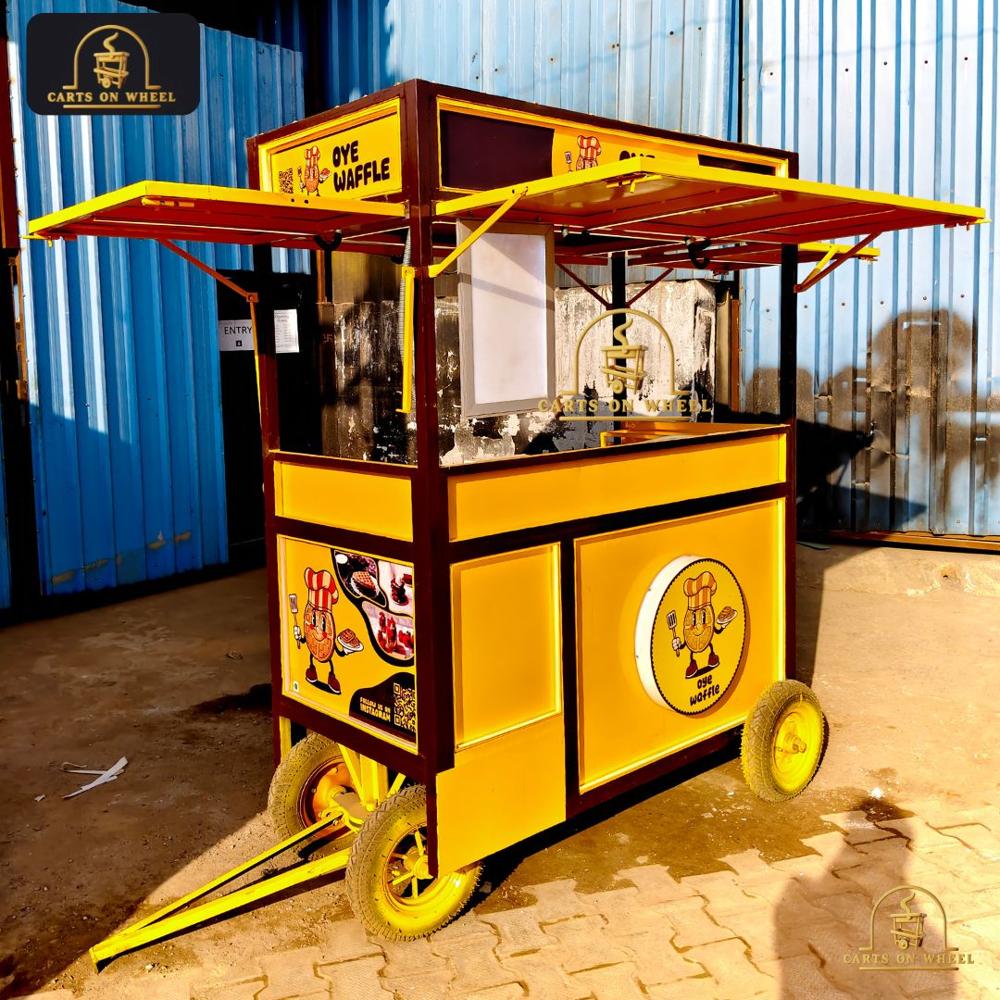 Oye Waffles Push Cart by Carts on Wheel