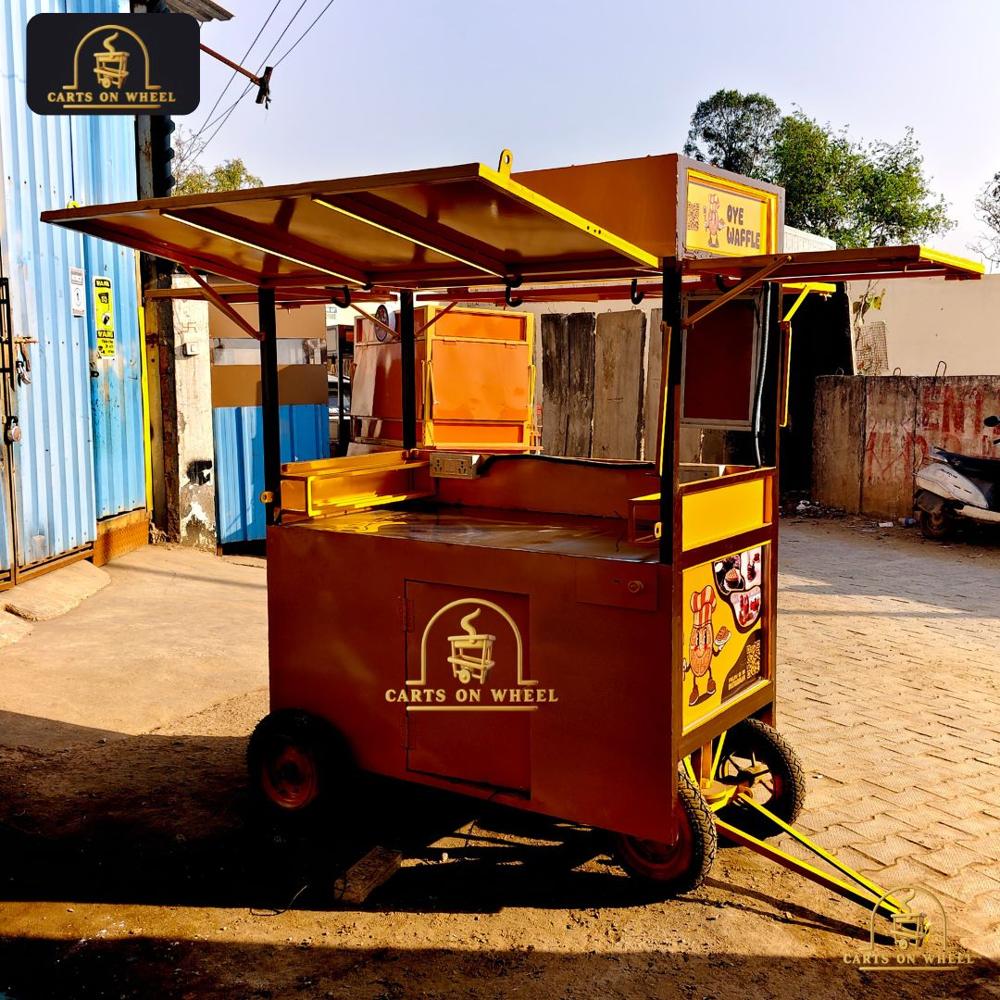 Oye Waffles Push Cart by Carts on Wheel