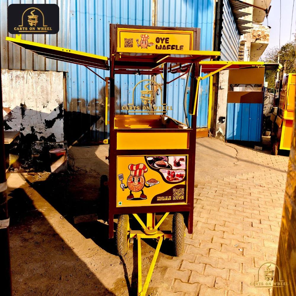 Oye Waffles Push Cart by Carts on Wheel