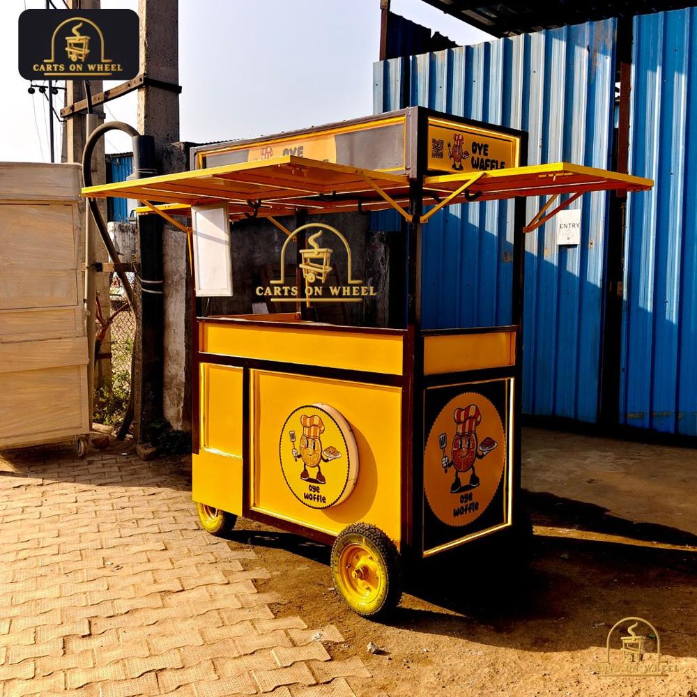 Oye Waffles Push Cart by Carts on Wheel