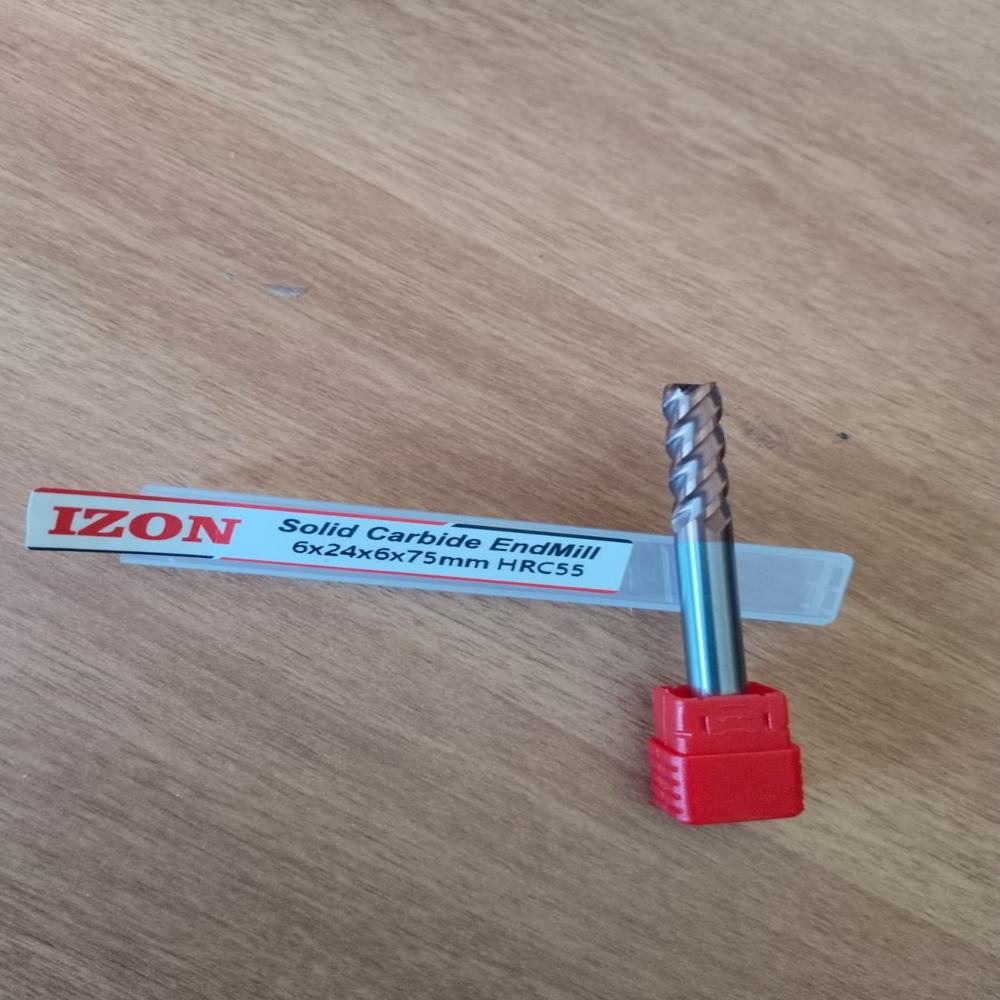 55-hrc - Endmill Cutter - Color: Copper Coating