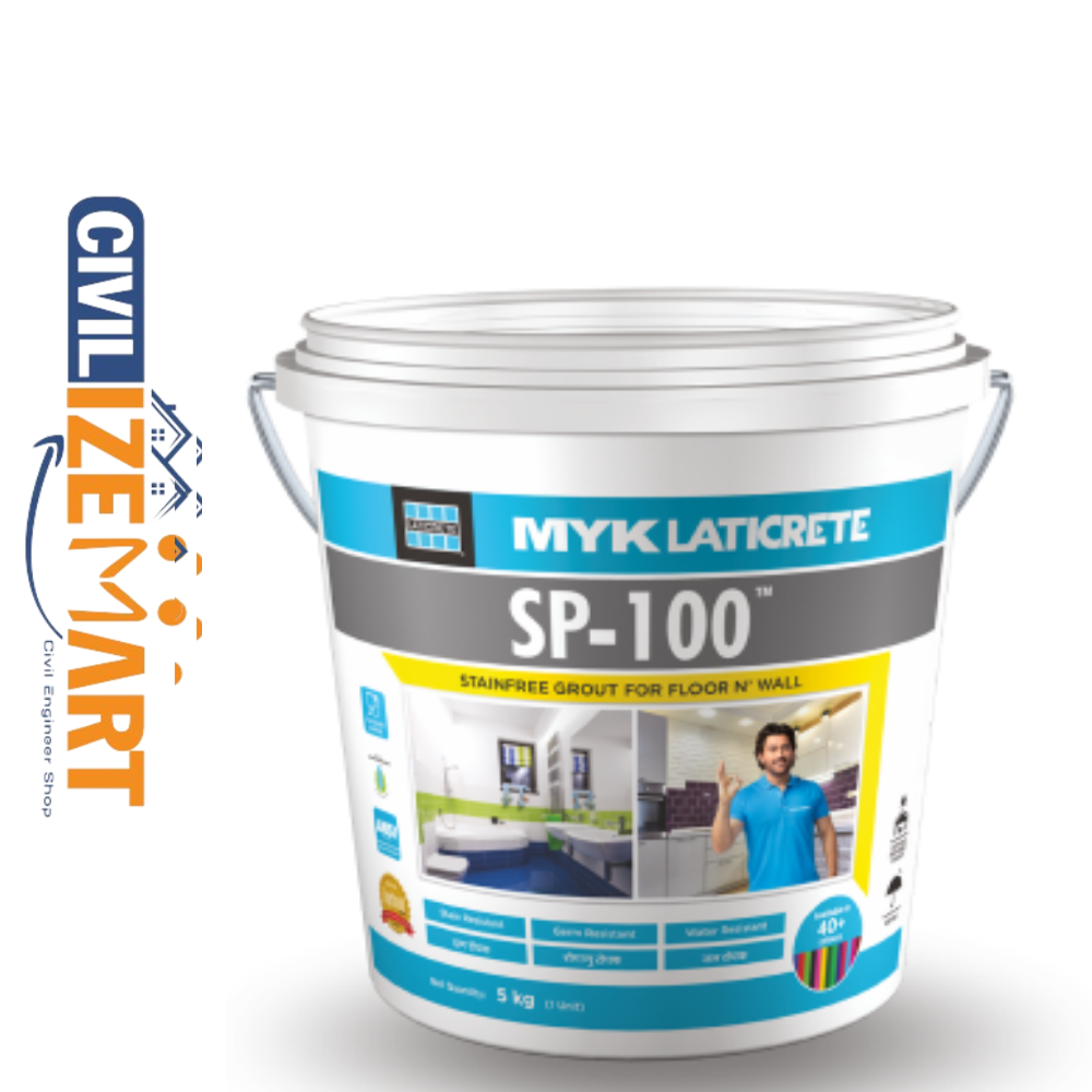 Laticrete Sp-100 stain free grout for floor and wall tile adhesive