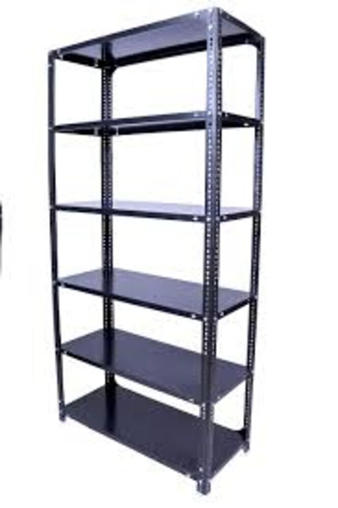 Heavy duty slotted angle rack for warehouse in Kolkata