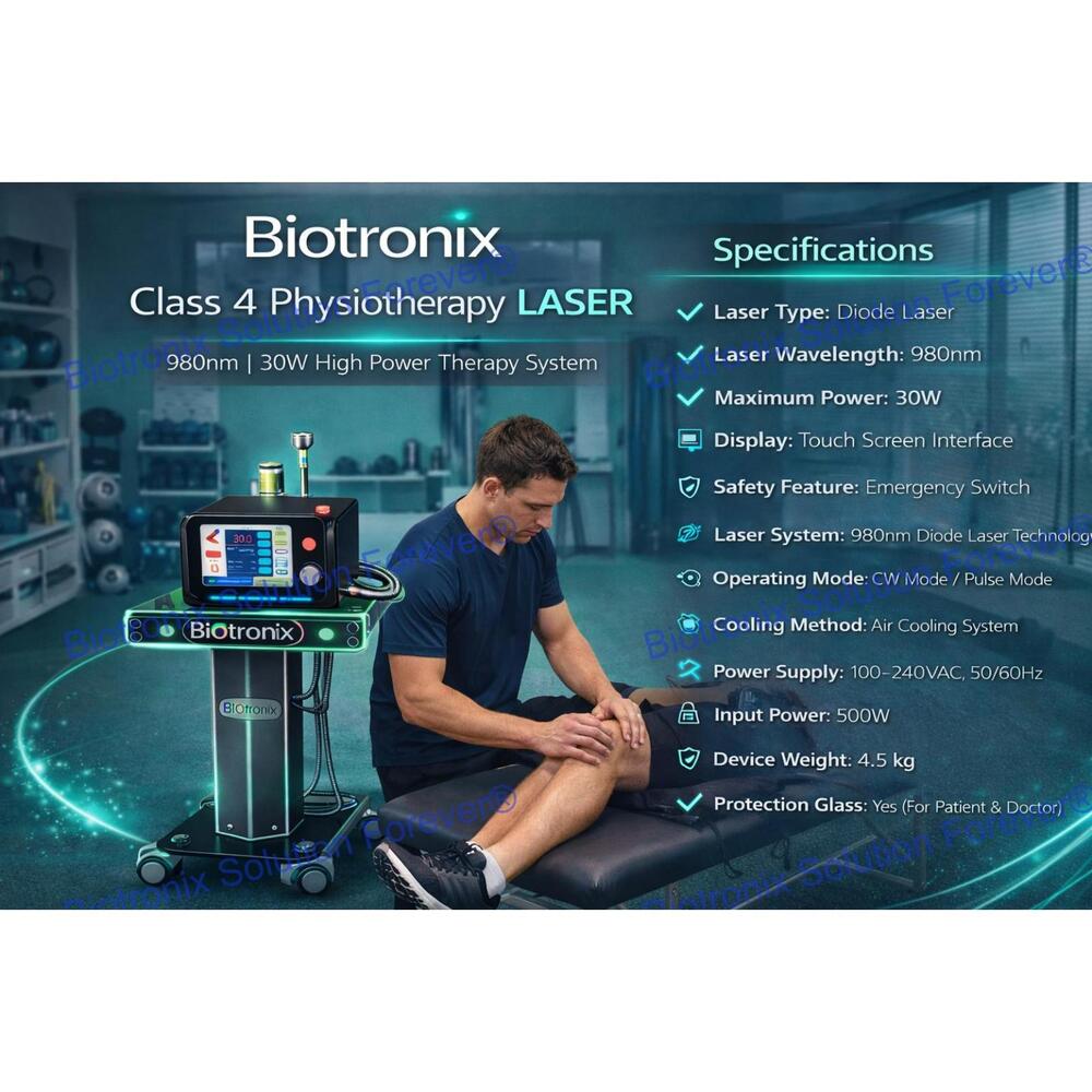 Clinical Class 4 Laser Physiotherapy Machine for Pain Relief Clinics