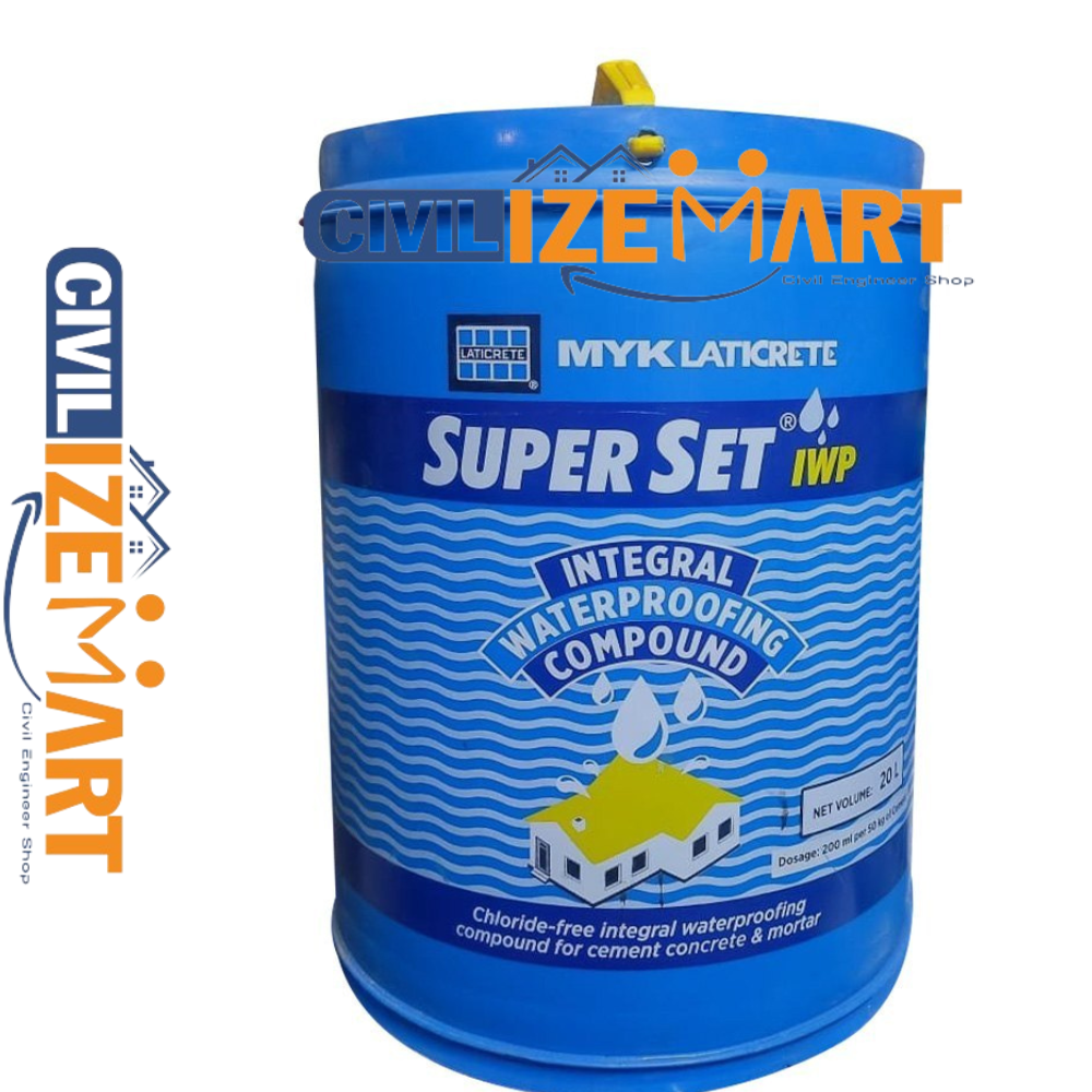 Laticrete super set IWP tile adhesive