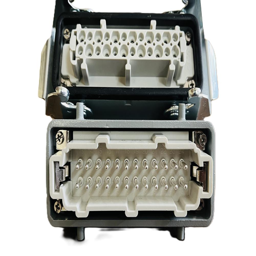 24 Pin Heavy Duty Connector Bottom Open (Top Mount)