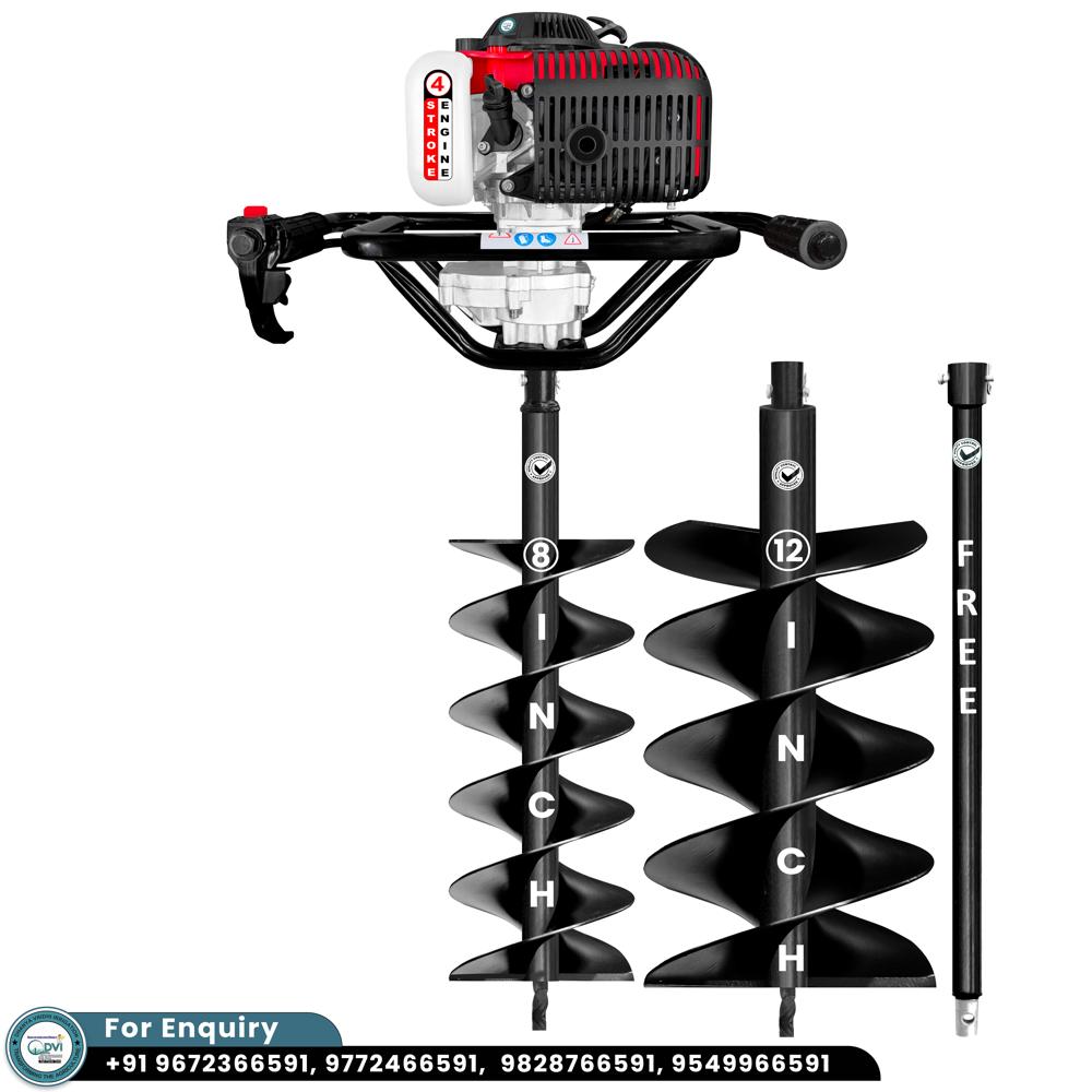 142cc Earth Auger 8+12 inch bit