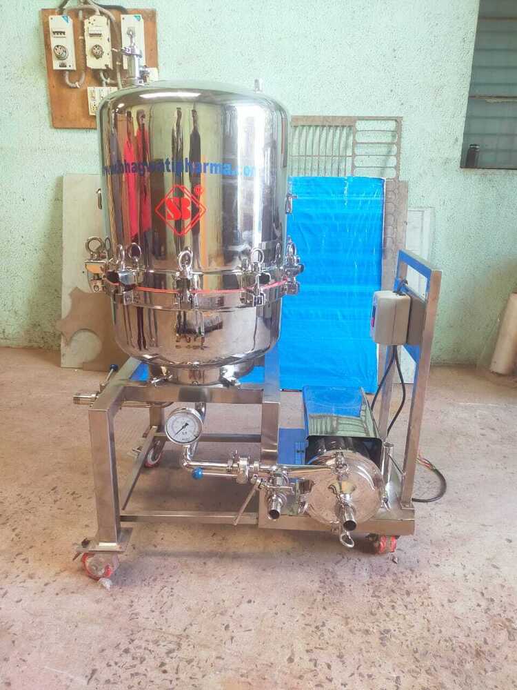 Zero Hold Up Sparkler Filter Press 14 Dia 10 Plates