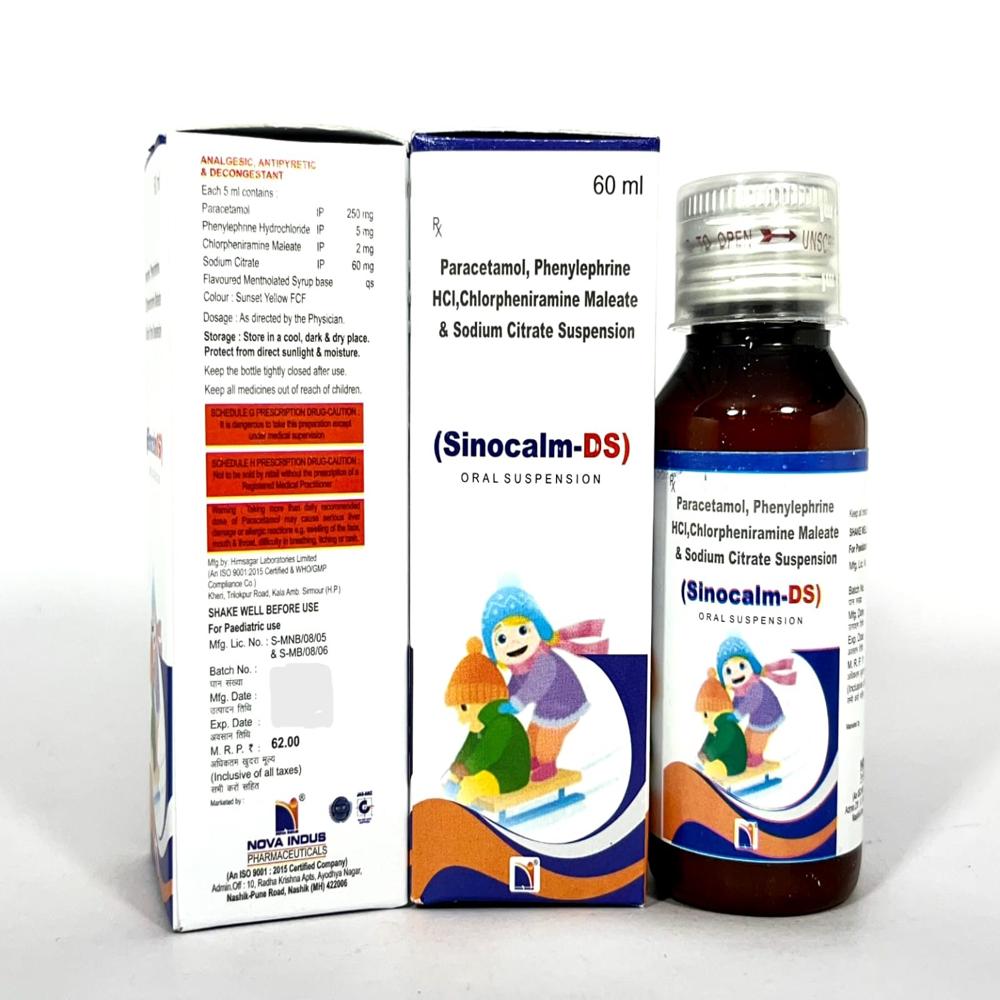 Sinocalm-ds Suspension - Drug Type: General Medicines