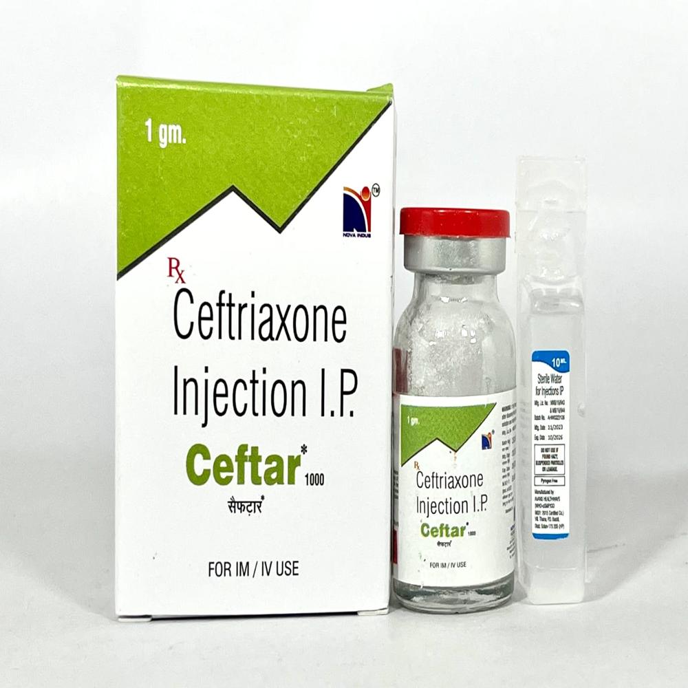 Ceftar 1000 Injection - Physical Form: Liquid