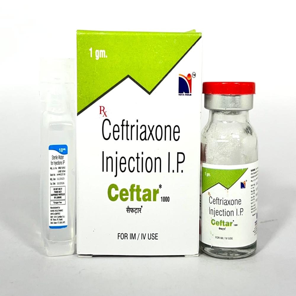 Ceftar 1000 Injection - Physical Form: Liquid