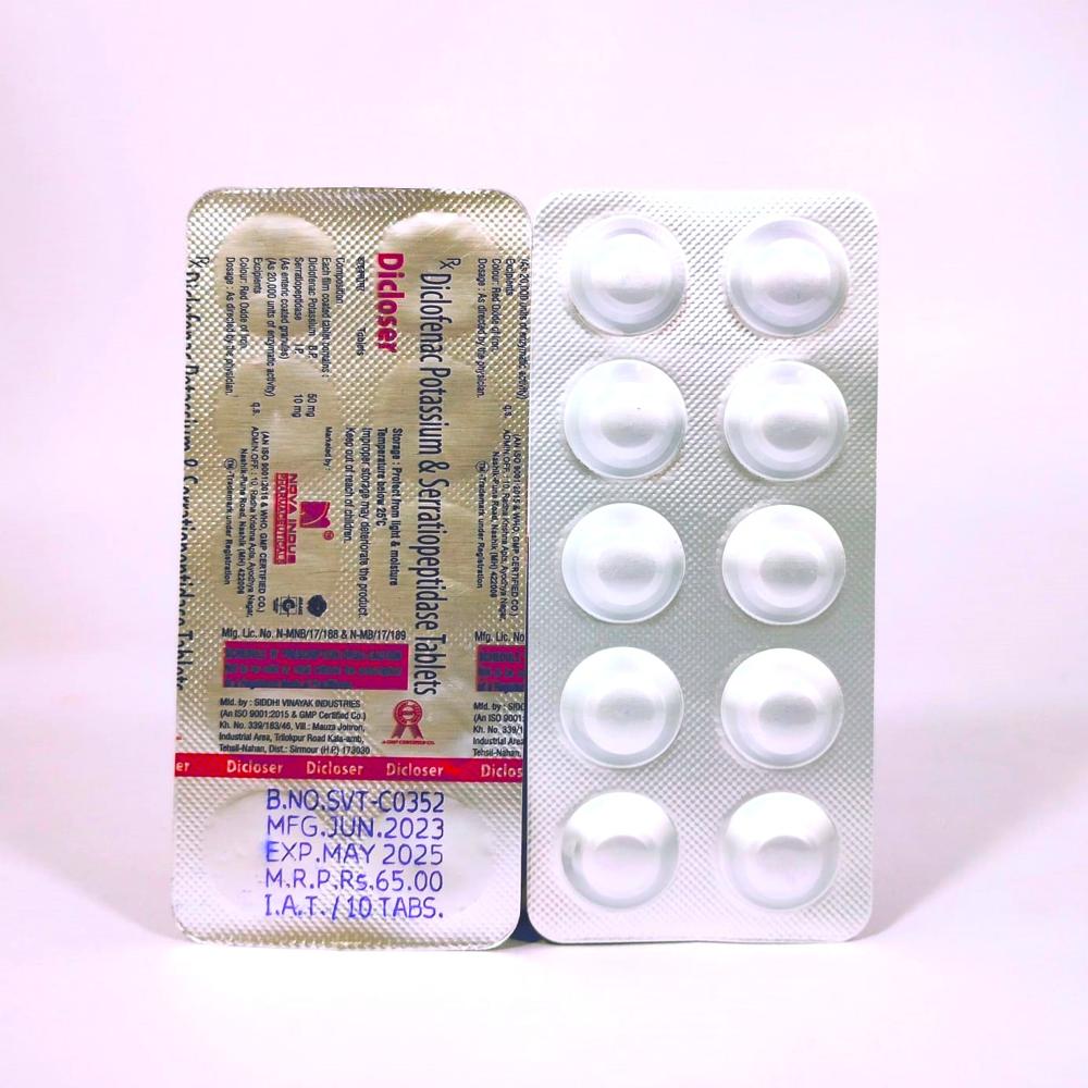 Dicloser Tablets - Storage Instructions: Dry Place