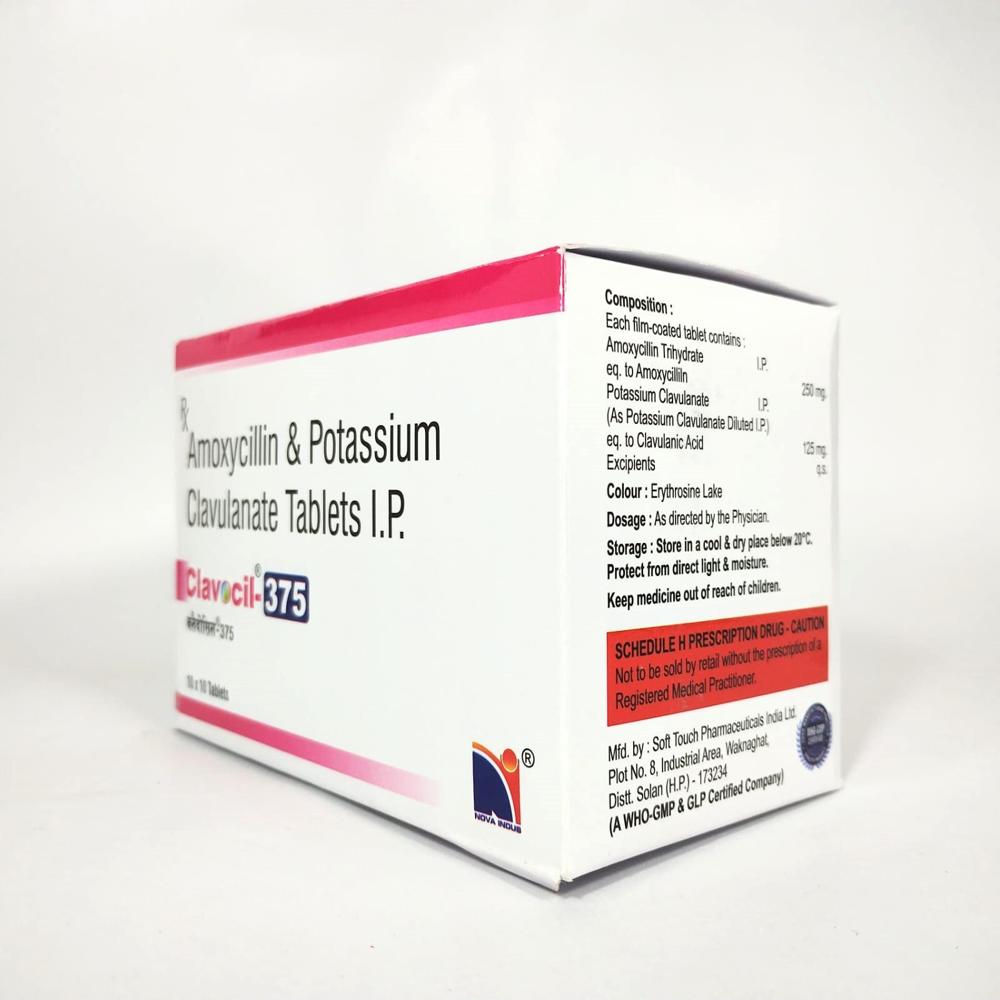 Clavocil-375 Tablets - Storage Instructions: Dry Place