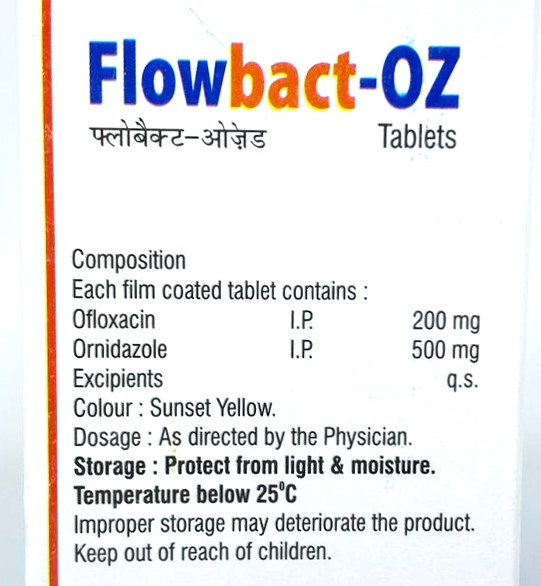 Flowbact-oz Tablets - Drug Type: General Medicines