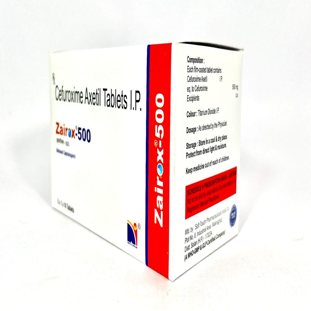 Zairox-500 Tablets - Drug Type: General Medicines