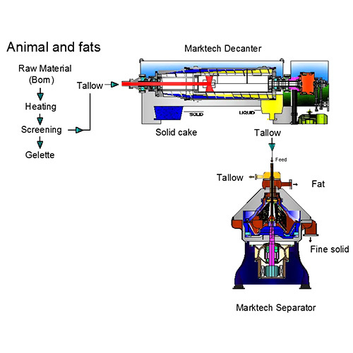 Disc Stack Separator for Animal Fat ProcessingTallow