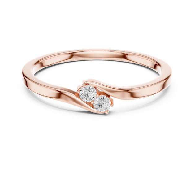 Bypass Pave Diamond Contour Band
