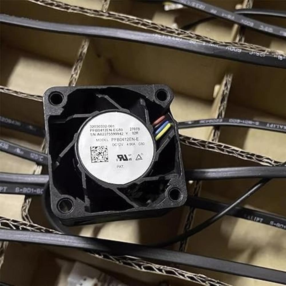 Delta PFB0412EN-E Axial Fan 12V-4.00A DC Brushless Air Cooling Fan 2400RPM 4028mm 4-Wire