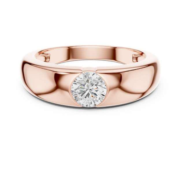 Tapered Swirl Diamond Band