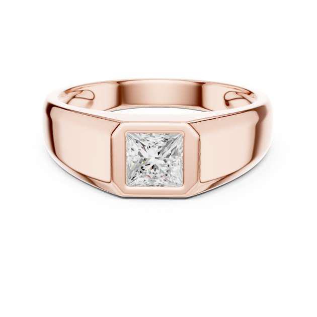 Tapered Swirl Diamond Band