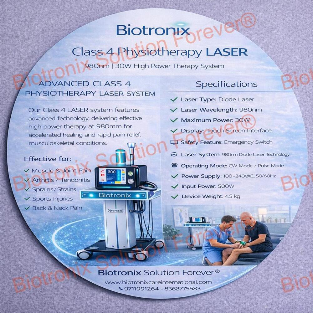 High Intensity Class 4 Laser Physiotherapy Equipment for Pain Clinics