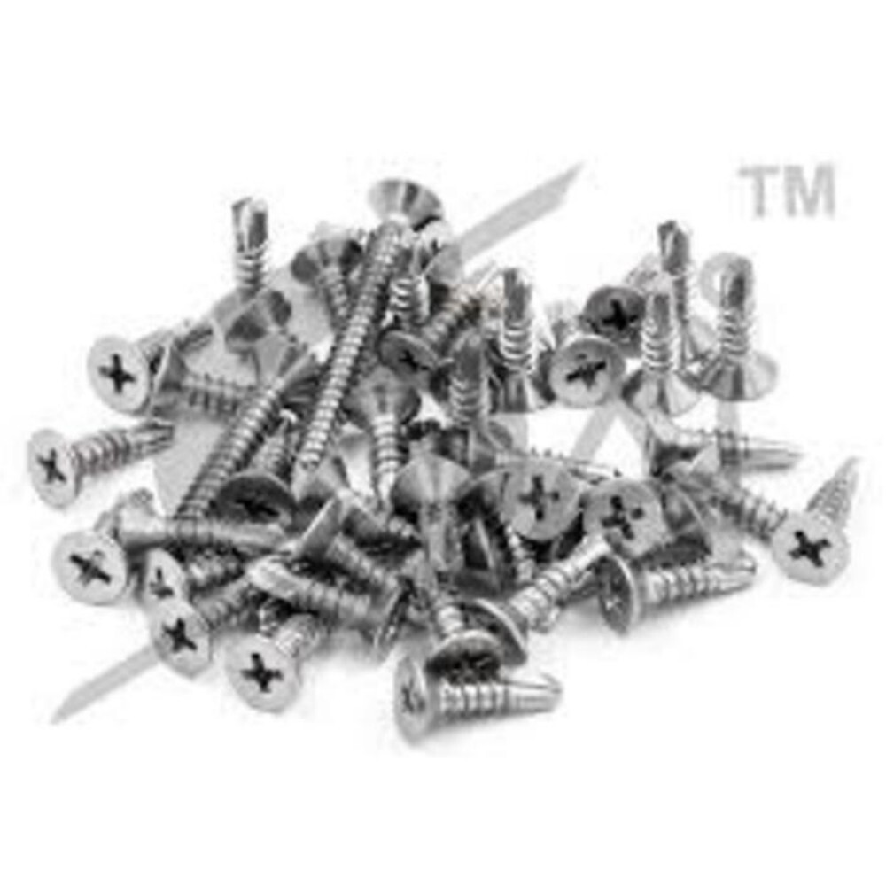 Self Drilling Stainless Steel Screw - Finish: Galvanized