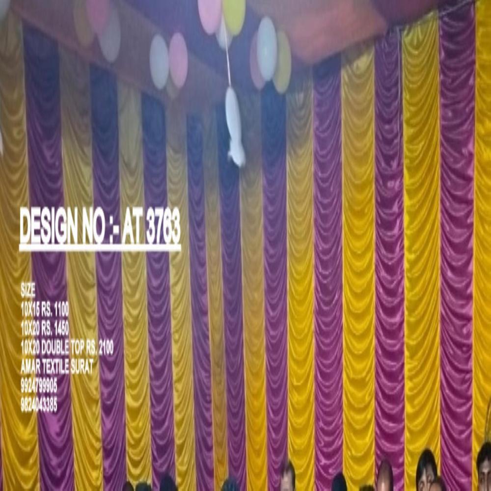 Fancy blue parda design