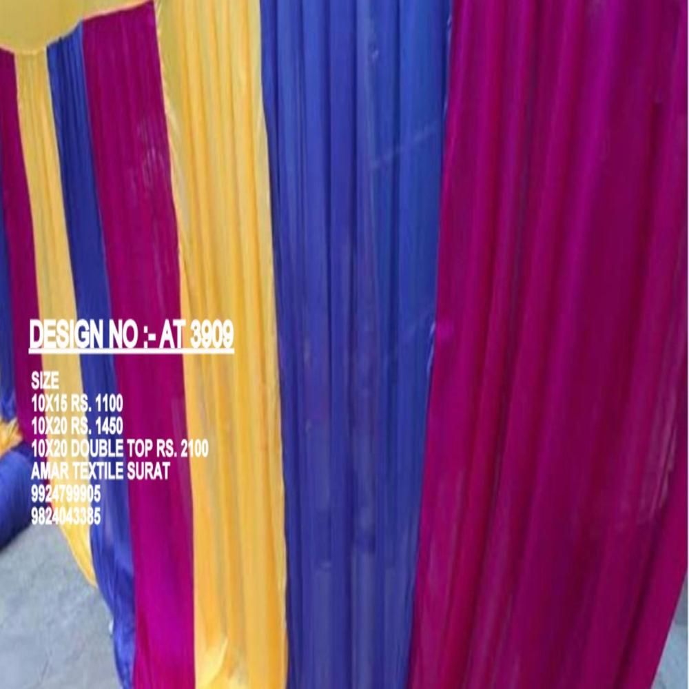 Fancy blue parda design