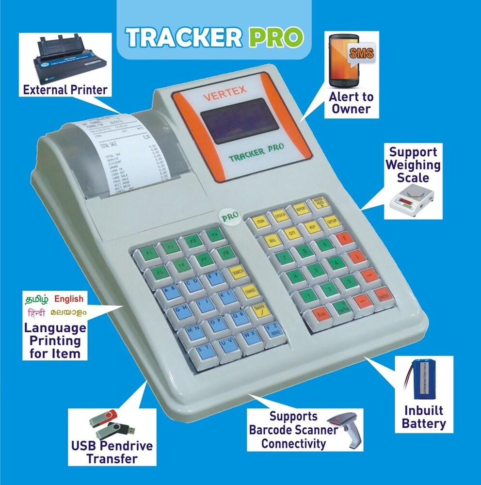 Grocery & Departmental Store Billing Machine - Tracker Pro