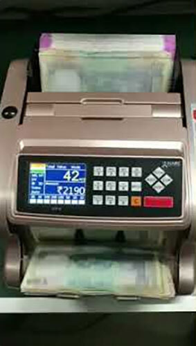 Value Added Cash Counting Machine Wit Fake Note Detection