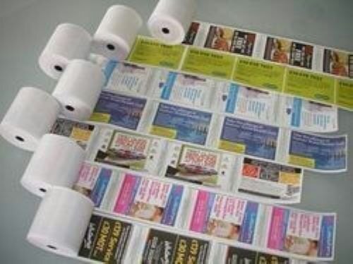 Thermal Paper Roll With Advertisement