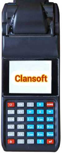 Cable Tv Collection Billing Machine - Grey/black, Portable Desktop, 2 Mb Memory, 70mm/sec Thermal Printer, 8-hour Battery Backup