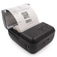 Bluetooth Receipt Printer (3 Inch) - Abs Plastic, 112x79x50 Mm, 203 Dpi | Portable, Rechargeable Battery, Bluetooth 4.0 & Usb Connectivity