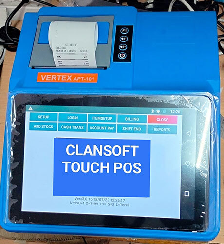 TRACKER TOUCH POS (Including Billing Software with Waiter App KOT)