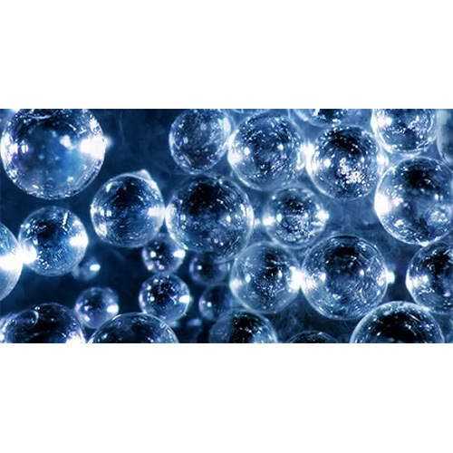 Reflective Drop on Glass Beads