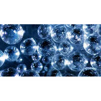 Reflective Drop On Glass Beads - Beads Colour: Transparent