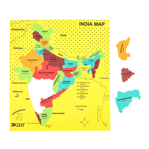 India Map Puzzle