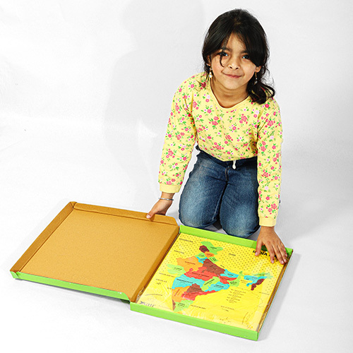 India Map Puzzle - Age Group: Children (5+ Years)
