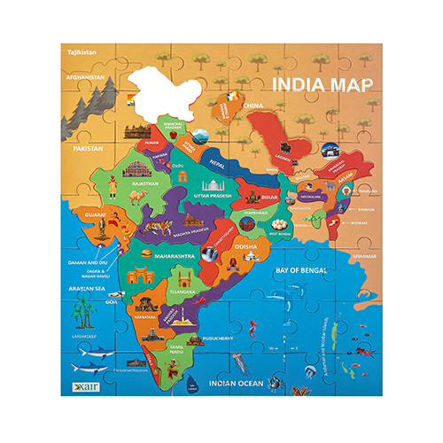 Cardbord Map Jigsaw Puzzle