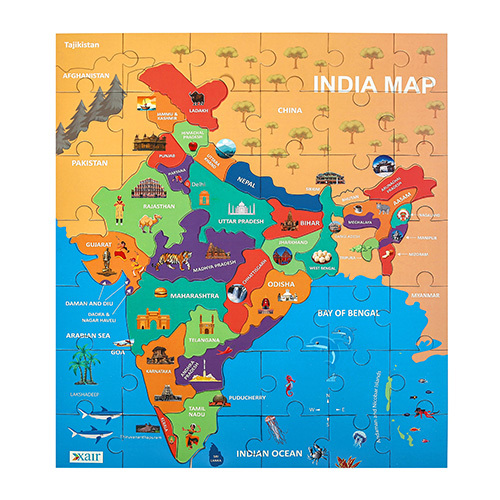 Cardbord Map Jigsaw Puzzle