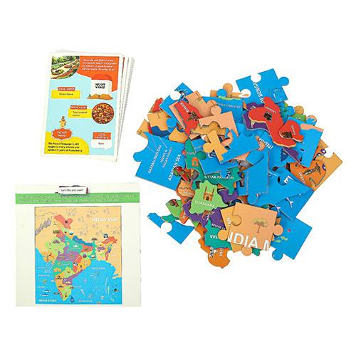 Cardbord Map Jigsaw Puzzle