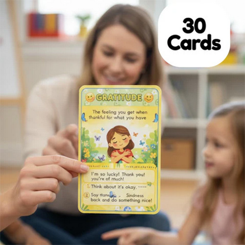 Emotions Learning Flash Cards For Kids