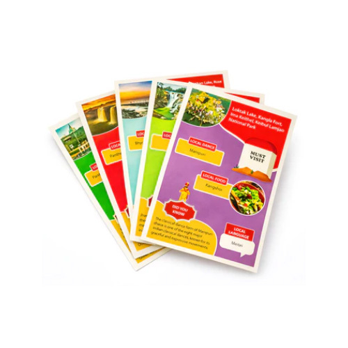 Indian States Learning Flash Cards for Kids