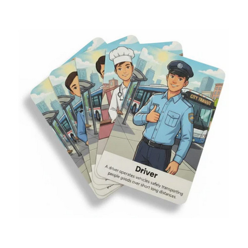 Professionals Learning Flash Cards for Kids