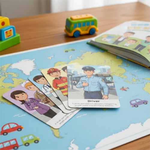 Professionals Learning Flash Cards for Kids
