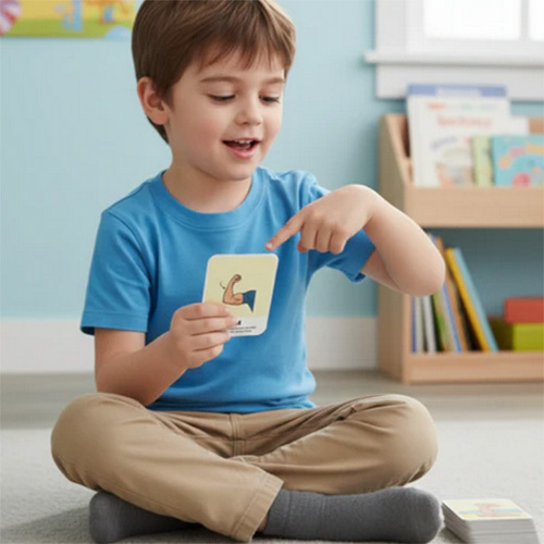 Body Parts Flash Cards for Kids