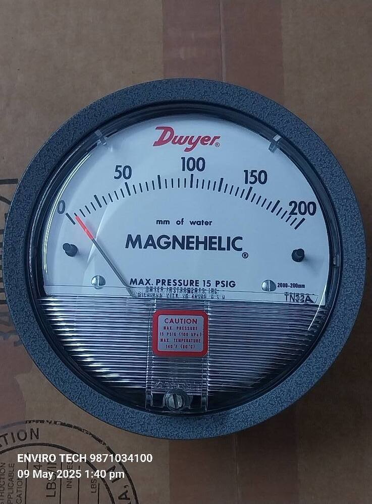 Differential Pressure Gauge Dwyer By Pharmaceutical Industry