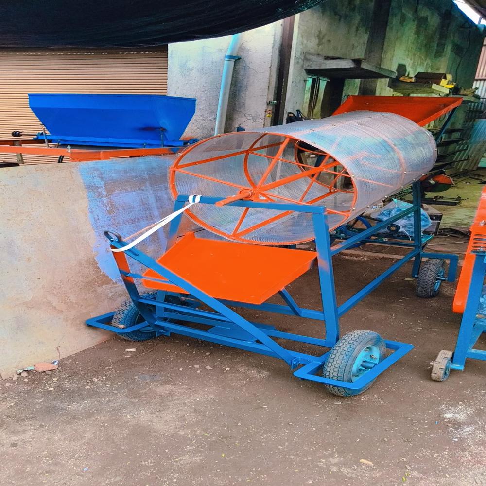 Rotary Drum Sieve Machine - Automatic Grade: Automatic