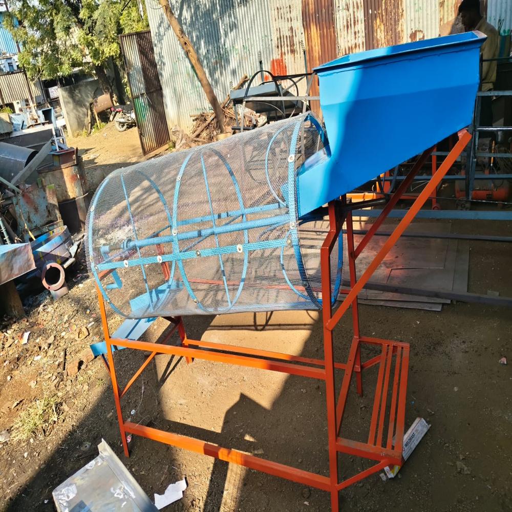 Rotary Drum Sieve Machine - Automatic Grade: Automatic